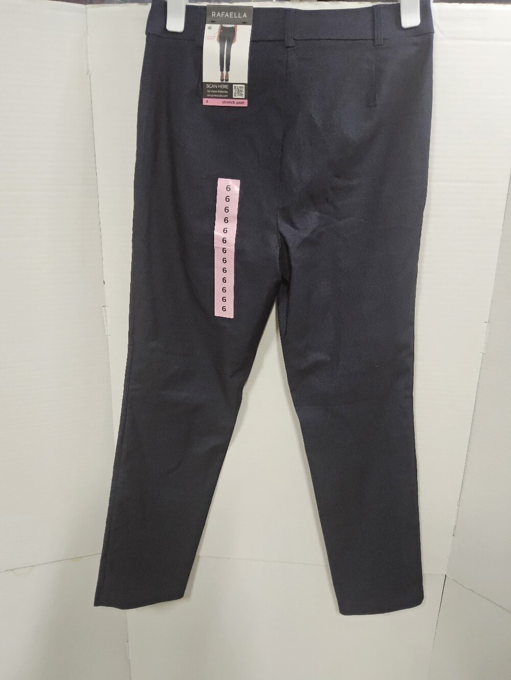 NWOT Rafaella Size 6 Navy Stretch Dress Pants - Picture 3 of 6